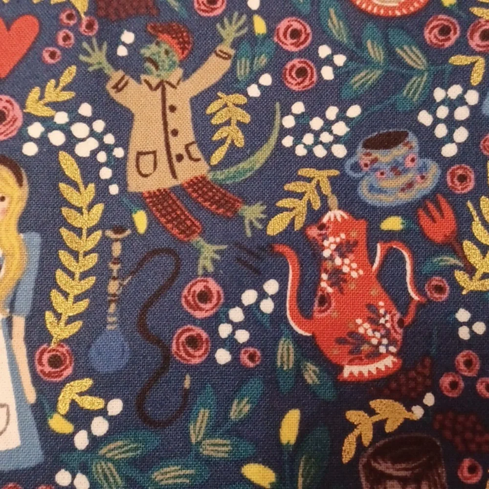 Toshika New York Handmade Alice In Wonderland Tote Bag